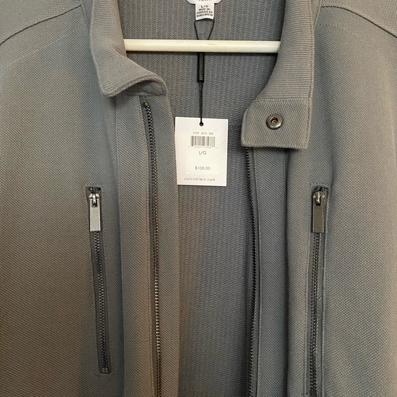 Calvin Klein zipper front light weight jacket - Picture 7 of 7